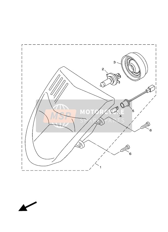 4P7H43960000, Deckel, Yamaha, 0